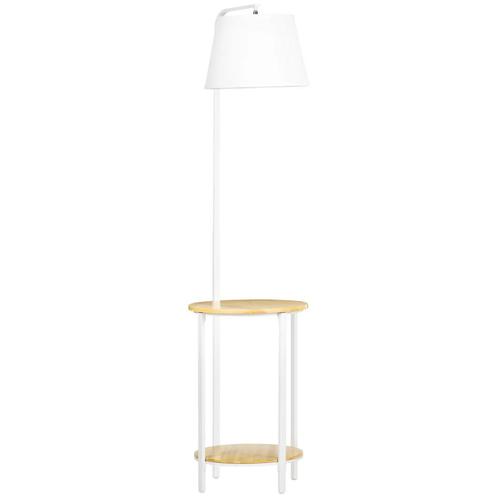 TRUUSK Staande Lamp 162 Cm 40 W Staande Lamp Met 2 Planken E, Huis en Inrichting, Lampen | Vloerlampen, Nieuw, Verzenden