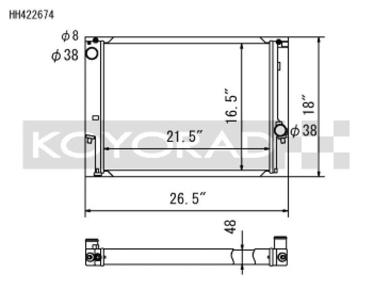 Koyo 88-99 BMW 3-Series inc. E36 M3 (MT / 6 Cyl. ONLY), Auto-onderdelen, Motor en Toebehoren, Ophalen of Verzenden