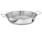 GGM Gastro | RVS paellapan - Ø 320 mm - Hoogte: | BPGK320, Verzenden, Nieuw, 140 tot 160 cm