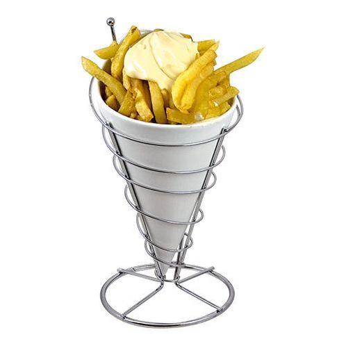 Frites puntzak porselein, Zakelijke goederen, Horeca | Keukenapparatuur, Nieuw in verpakking, Verzenden