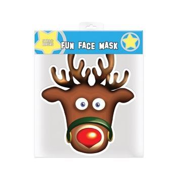 Rudolph masker - Dieren maskers, Hobby en Vrije tijd, Feestartikelen, Ophalen of Verzenden