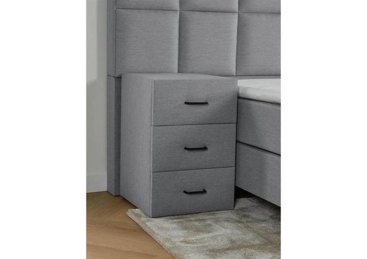 ACTIE! Nachtkastje Kathy  200 Grijs, Huis en Inrichting, Slaapkamer | Nachtkastjes, Nieuw, Verzenden