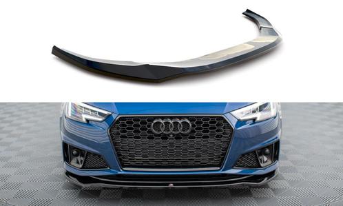 Voorspoiler V.2 Audi A4 Competition B9 FL Maxton Glans Zwart, Auto-onderdelen, Carrosserie en Plaatwerk, Ophalen of Verzenden