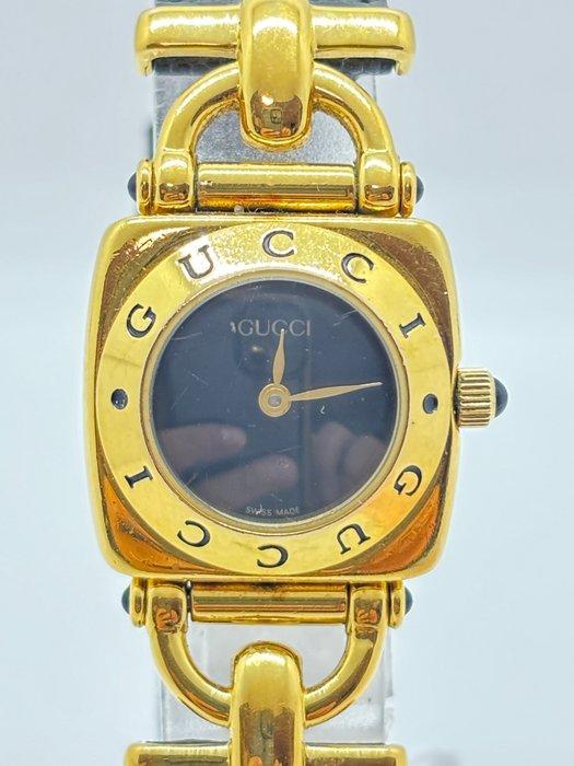 Gucci - 6300L Horse Gold bit 21mm Womens Black - Zonder, Sieraden, Tassen en Uiterlijk, Horloges | Heren