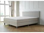 Veiling - Boxspring Beerze afmeting 140 x 200, Zwart, Huis en Inrichting, Slaapkamer | Boxsprings, Nieuw