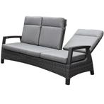 Dallas stoel bank loungeset 4 delig verstelbaar antraciet, Tuin en Terras, Ophalen of Verzenden, Nieuw