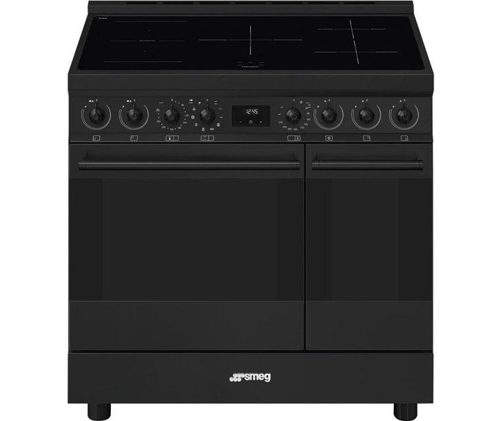 €1989 Smeg C92IPN2 inductie fornuis mat zwart, Witgoed en Apparatuur, Fornuizen, Ophalen of Verzenden