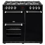 €1999 Belling Kensington 90DFT Range-fornuis Gaskookplaat Z, Ophalen of Verzenden, Nieuw, Gas, Energieklasse A of zuiniger