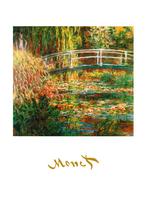 Kunstdruk Claude Monet - The Waterlily Pond 50x70cm, Huis en Inrichting, Verzenden, Nieuw