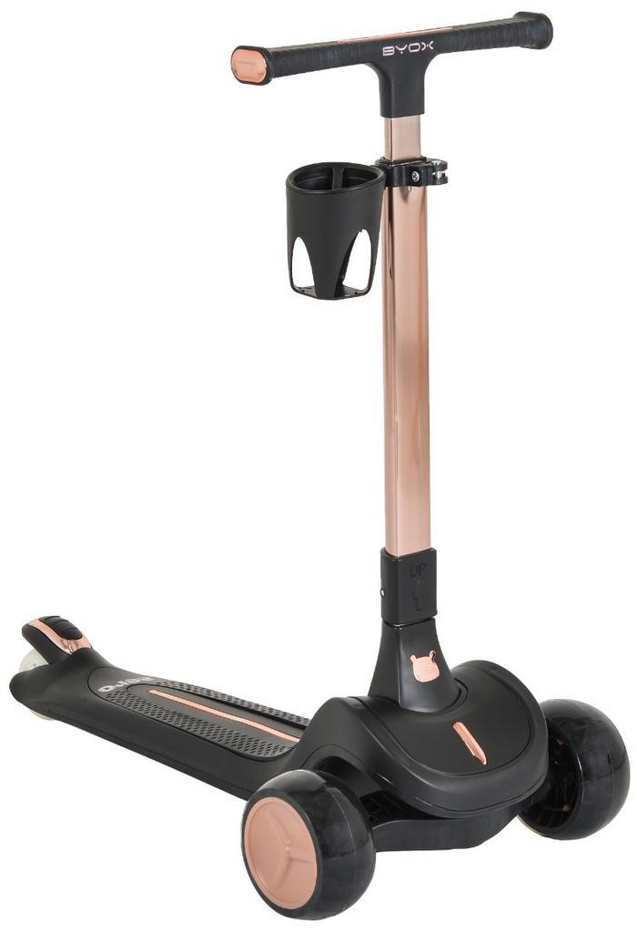 Byox Aero Coal Black Kinderstep, Kinderen en Baby's, Speelgoed | Buiten | Voertuigen en Loopfietsen, Nieuw, Verzenden