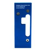 Boormal sluitplaat dag/nachtslot links, Verzenden, Nieuw