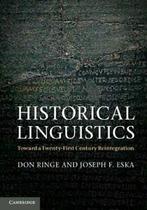 Historical Linguistics.by Ringe New, Don Ringe, Joseph F. Eska, Zo goed als nieuw, Verzenden