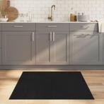 vidaXL Vloerkleed vierkant 100x100 cm bamboe zwart, Huis en Inrichting, Stoffering | Tapijten en Kleden, Verzenden, Nieuw, Zwart