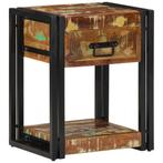 vidaXL Nachtkastje 2 pcs 40 x 35 x 50 cm massief gerecycled, Huis en Inrichting, Minder dan 45 cm, Verzenden, Nieuw, Minder dan 55 cm
