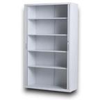 Witte Roldeurkast/Archiefkast - 197x120x45 - Nieuwe Kast, 100 tot 150 cm, Verzenden, Nieuw, Metaal