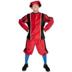 Piet kostuum katoen fluweel Zwart/Rood, Nieuw, Ophalen of Verzenden