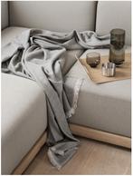 2dekans | Blomus – Melange Plaid – Staalgrijs – 130 × 200 cm, Ophalen of Verzenden, Nieuw