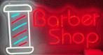 Kapper barber NEON sign bord led lichtbord verlichting lamp, Verzenden, Nieuw