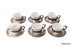 Gallia Christofle - Koffie- en theeservies (12) - Porselein,