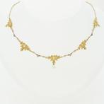 Halsketting - 18 karaat Geel goud, Sieraden, Tassen en Uiterlijk, Kettingen, Nieuw