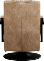 Leren industriële draaifauteuils - Echt leer, Industrieel,, Nieuw, Ophalen of Verzenden, Modern, 50 tot 75 cm