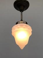 Plafondlamp - Glas, Messing, Antiek en Kunst