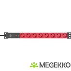 Alu-Line 19  Rack Mount Power Strip | Schuko to 12 x Schuko, Verzenden, Nieuw