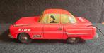 P.N Niedermeier - Blikken speelgoed - Fire Chief Tin Toy Car