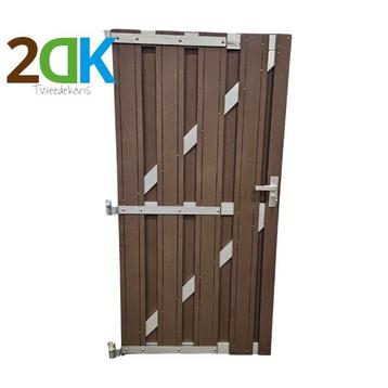 2DK tuindeur composiet Design bruin 90 x 180 cm beschikbaar voor biedingen