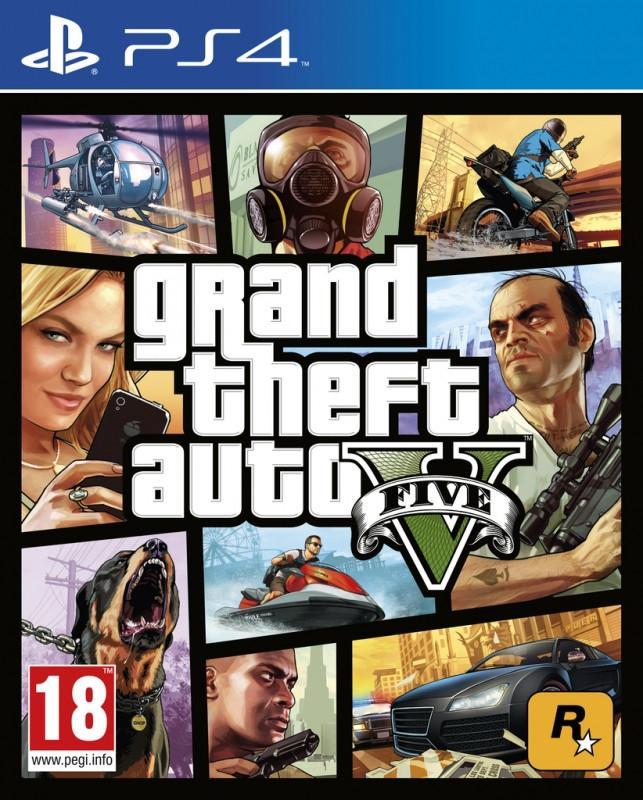 Grand Theft Auto 5 (GTA V) (PlayStation 4), Spelcomputers en Games, Games | Sony PlayStation 4, Gebruikt, Vanaf 12 jaar, Verzenden