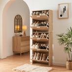 Schoenenkast Sykkylven 5 kleppen sonoma eiken 169x60x24 cm [, Verzenden, Nieuw