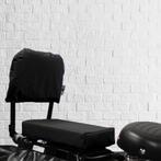 Flo en Zo Fietskussen Pakket Zwart met rugleuning en voetste, Fietsen en Brommers, Fietsaccessoires | Fietsstoeltjes, Verzenden