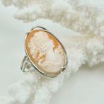 Zilver - Ring - CAMEO ANTIEK GEGRAVEERD