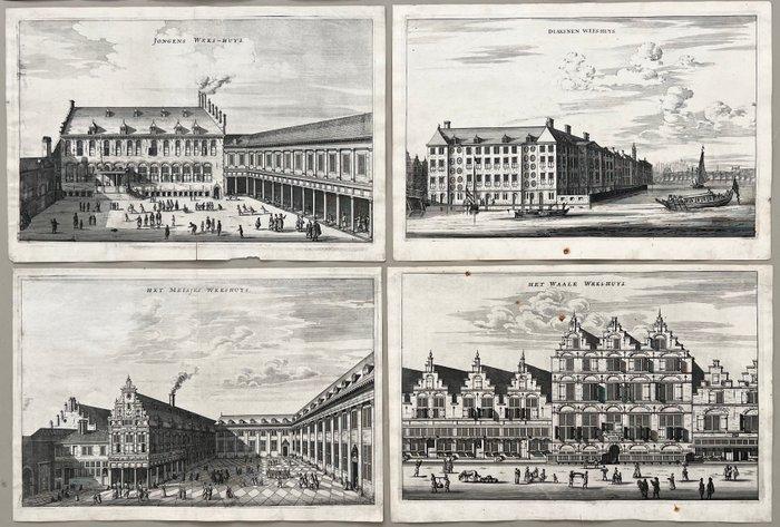 Nederland - Amsterdam; O. Dapper / J. van Meurs - Meisjes, Boeken, Atlassen en Landkaarten