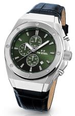 TW Steel CE4101 CEO Tech chronograaf horloge 44 mm, Nieuw, Overige merken, Staal, Polshorloge
