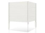Coast buiten privacy scherm - wit - 119x29x26 cm, Verzenden, Nieuw