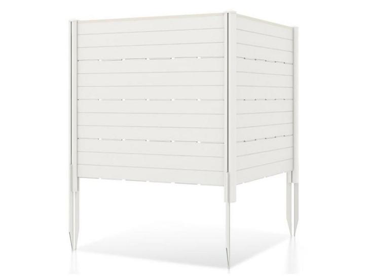 Coast buiten privacy scherm - wit - 119x29x26 cm, Huis en Inrichting, Woonaccessoires | Overige, Nieuw, Verzenden