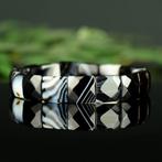 Onyx, bandagaat - kwaliteitsjuweel - prachtige patronen -