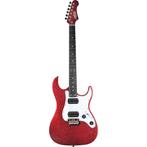 Jet Guitars JS-500 RDS elektrische gitaar - Rood Sparkle, Muziek en Instrumenten, Snaarinstrumenten | Gitaren | Elektrisch, Ophalen of Verzenden