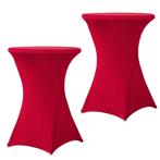 Set Van 2 Stuks! Candyrood 80 CM Alora Tafelrok Voor, Huis en Inrichting, Nieuw