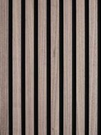 ISODECO Akoestische Panelen Hout Walnoot Bruin met Zwart Vil, Nieuw, Overige materialen