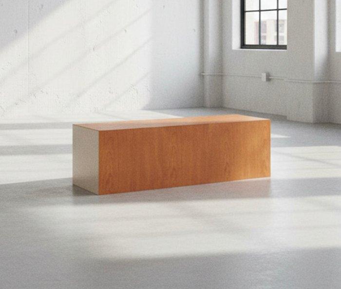 KDLN - Room 8 - Bank - Soft Cube 3 - Eik, Antiek en Kunst, Kunst | Designobjecten