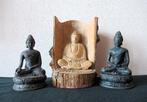 Beeld, Lot - 3x bijzondere Boeddha items - 1930/2011 - Privé, Antiek en Kunst