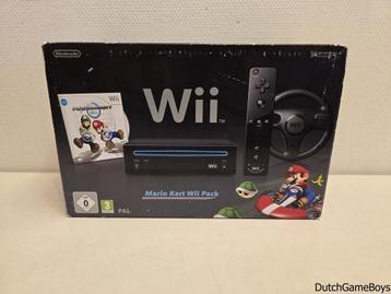 Nintendo Wii - Black Console - Mario Kart Pack