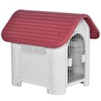 TRUUSK Hondenhok Outdoor Hondenhok Met Dakluik Poort Schuilp, Verzenden, Nieuw