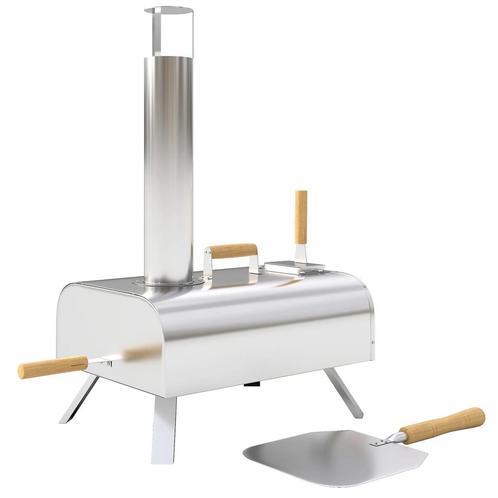 TRUUSK Buiten Pizzaoven Houtgestookte Pizza Oven Van Roestvr, Tuin en Terras, Houtskoolbarbecues, Nieuw, Verzenden