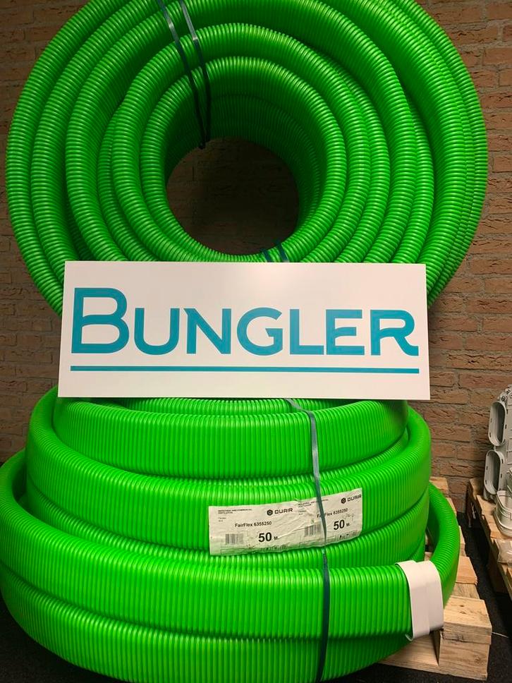 WTW Ovaal Kanaal 20m voor ( Ubbink Heatpex Hybalans Zehnder, Doe-het-zelf en Verbouw, Ventilatie en Afzuiging, Ventilator en Afzuiger