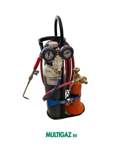 MG hardsoldeerset propaan/zuurstof met draagframe compleet, Doe-het-zelf en Verbouw, Gereedschap | Handgereedschap, Nieuw, Ophalen