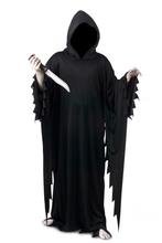 Kostuum Magere Hein Pak Geest Zwart XS S M 158 164 170 176 S, Carnaval, Nieuw, Ophalen of Verzenden, Kleding
