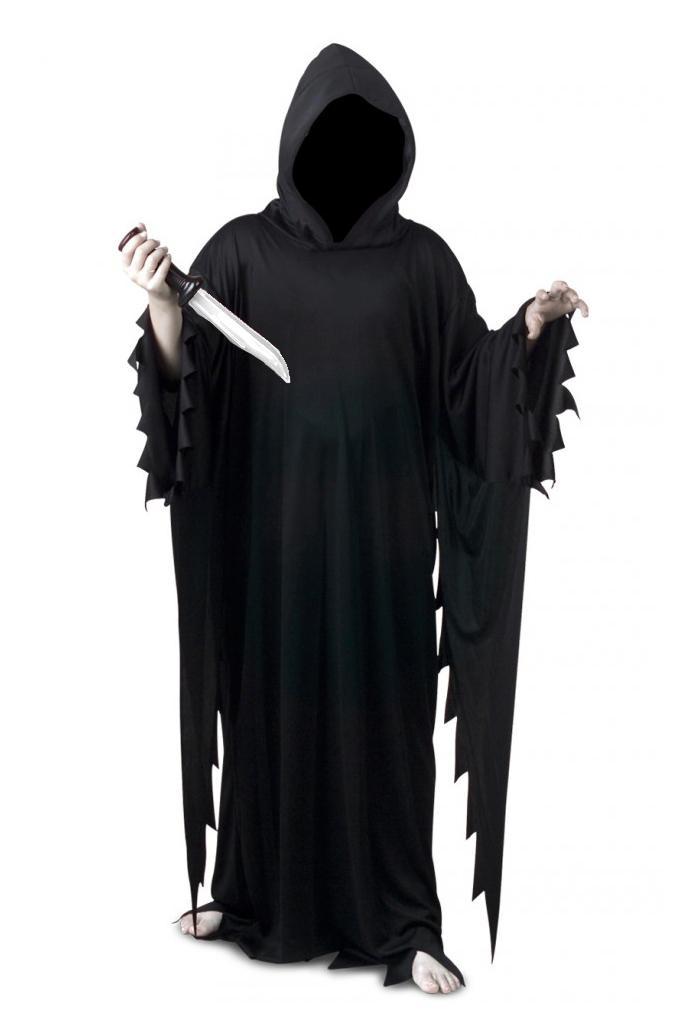 Kostuum Magere Hein Pak Geest Zwart XS S M 158 164 170 176 S, Kleding | Heren, Carnavalskleding en Feestkleding, Kleding, Nieuw